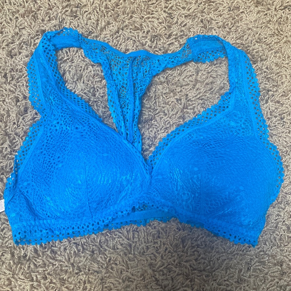 Victorias Secret Blue Lace Bralette